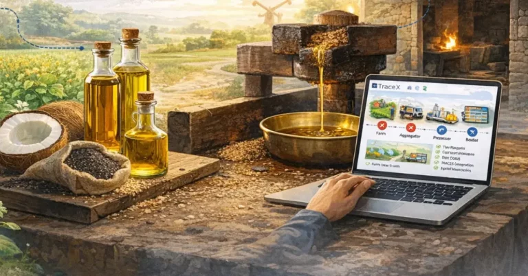 Digital Traceability for Cold Pressed Oils